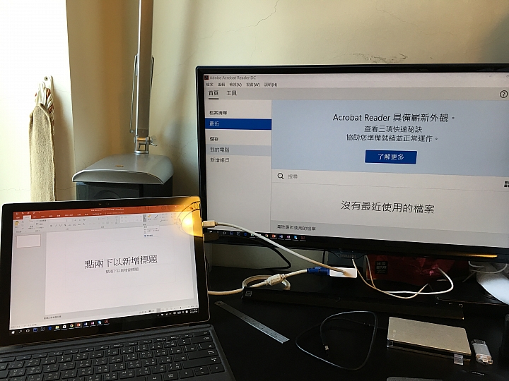 surface pro 4 外接螢幕