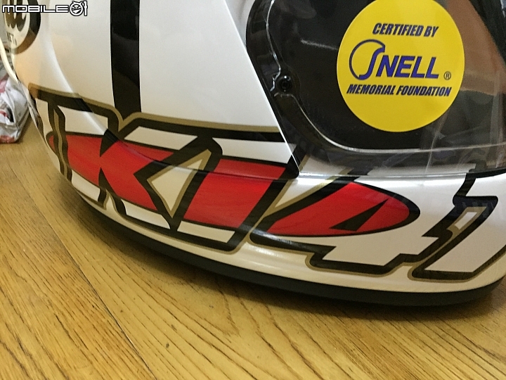 [開箱]人生第一頂Arai [Arai Quantum-J Haga Monza]新增心得
