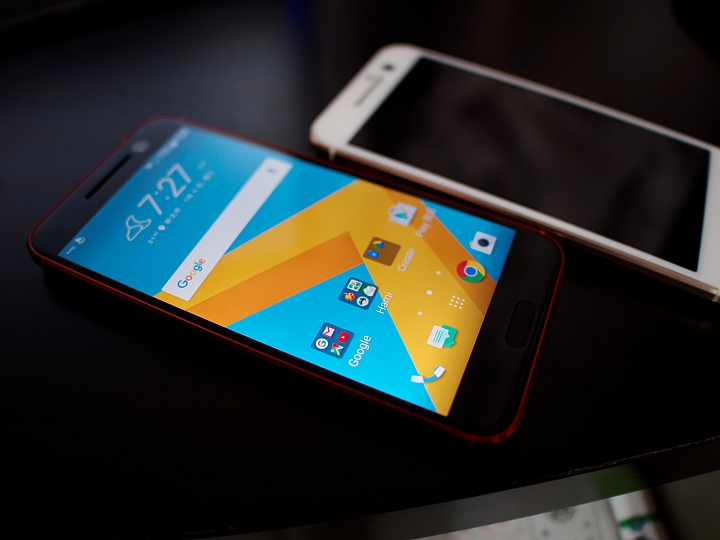 HTC10  夕光紅出場  搭配曙光金