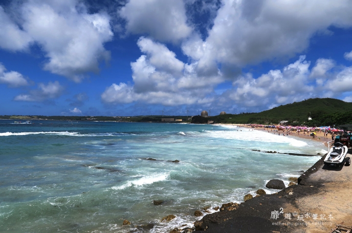 墾丁美麗海灣遊走~南灣 船帆石 砂島 龍磐公園 滿州沙灘 滿州港口吊橋 恆春出火
