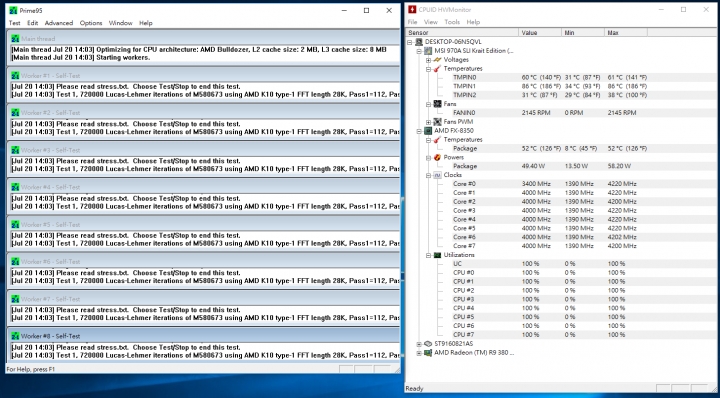 FX8350 八核心真的比較好!VR也可以呦