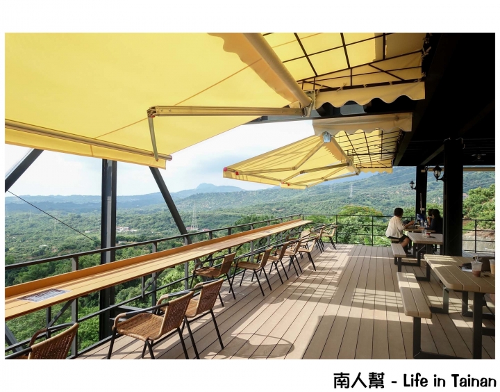 【台南東山區-美食】東山無敵山景│全透明玻璃天空步道~~174翼騎士咖啡驛站