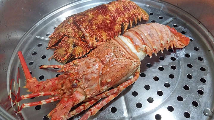 滷肉飯配龍蝦