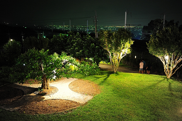 彰化。高鐵夜景。銀河鐵道餐廳