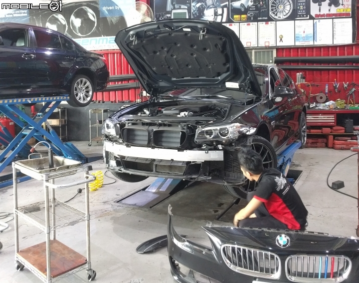 BMW F10 520i 視覺系升級紀錄 ( Rays G27 + PSS + NBT + 全液晶 + KW v3 + M-tech )