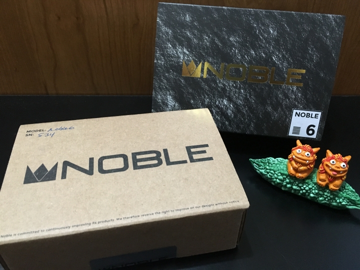 [簡單開箱] Noble 6 六單體 類客製耳機 純分享
