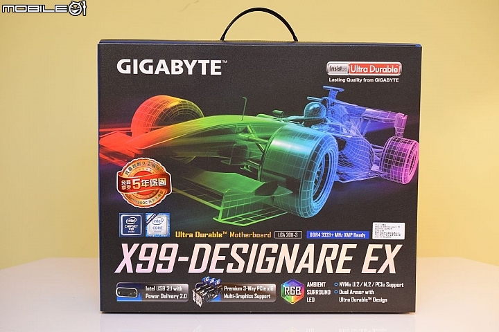Core i7 6900K + 技嘉 X99-Designare EX 開箱