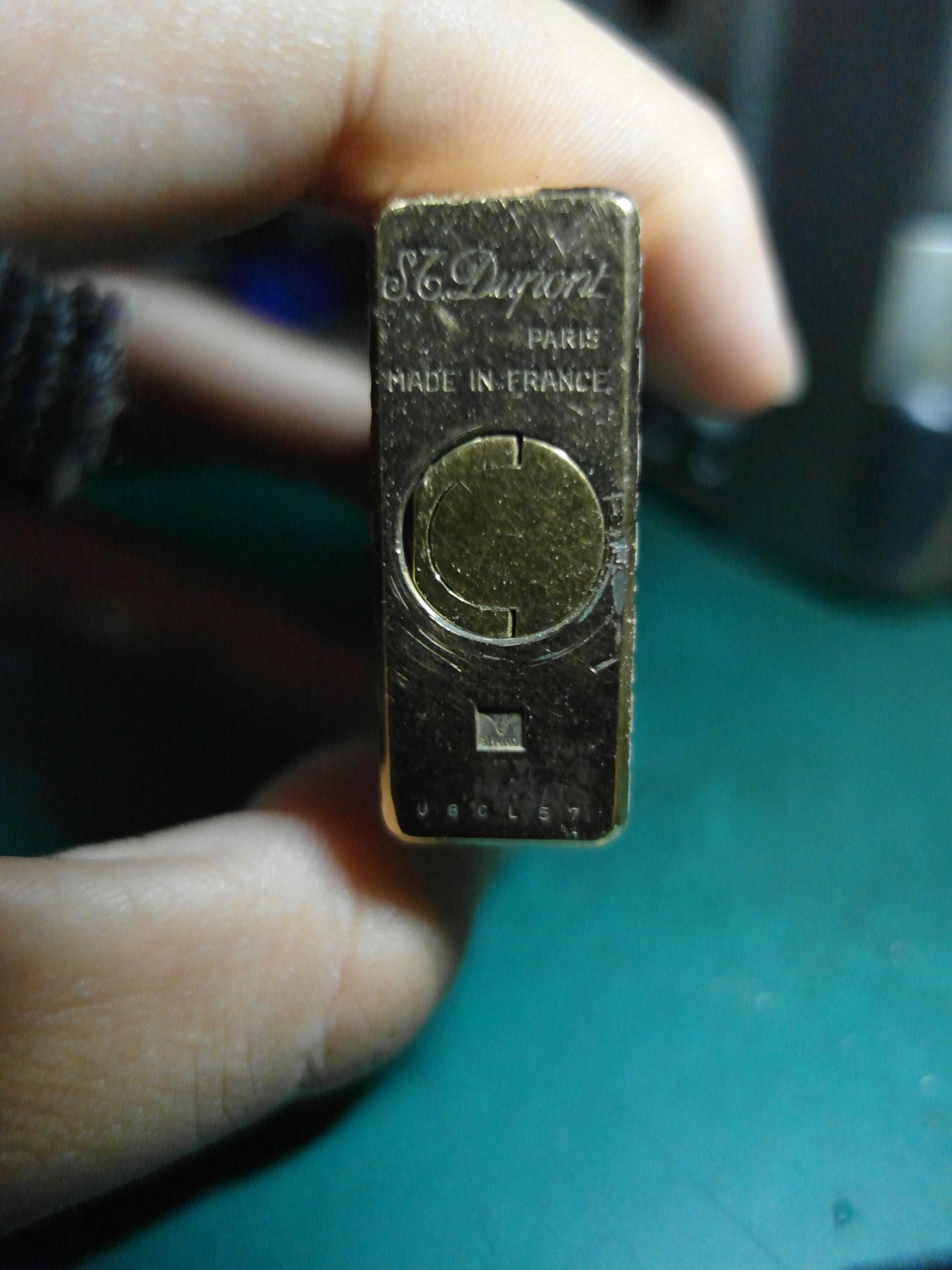 在家裡找到的dupont打火機