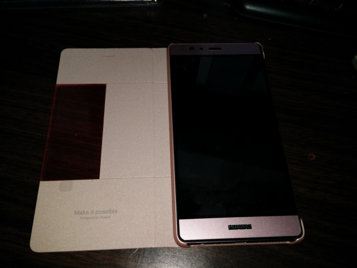 P9 PLUS粉色皮套
