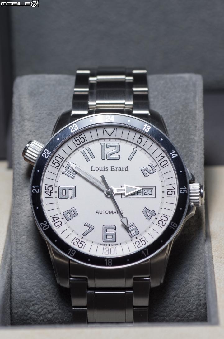 [爆冷開箱] Louis Erard （諾時）Sportive Day Date Stahl Automatik 42mm 入手