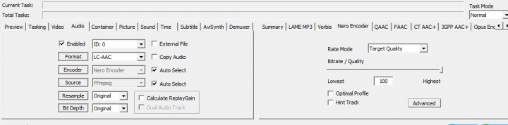mediacoder audio transcoding error