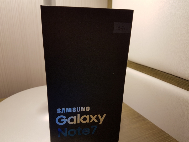 港版note7 珊瑚藍開箱