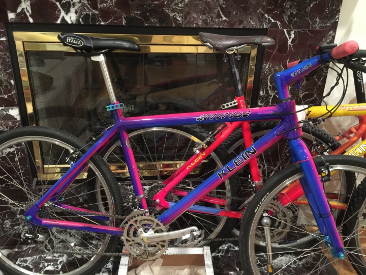 分享 Klein 古董登山車 Trek併購前車架