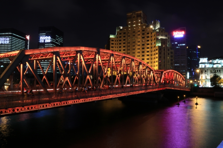 上星期去了上海，分享一組外灘的夜景