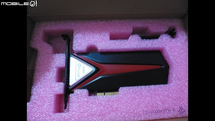 [開箱]Plextor PCI-E SSD M8peY  512GB  NVMe