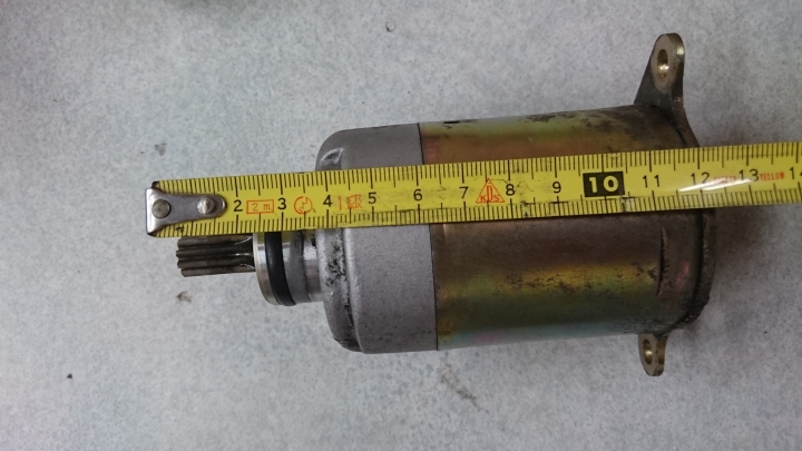 光陽頂客dink180i 啟動馬達大復活, 馬達居然跟many相通.原廠換料號,價格差一倍