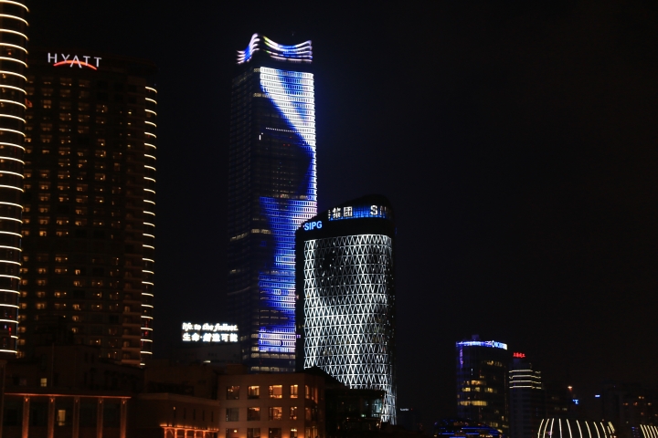 上星期去了上海，分享一組外灘的夜景