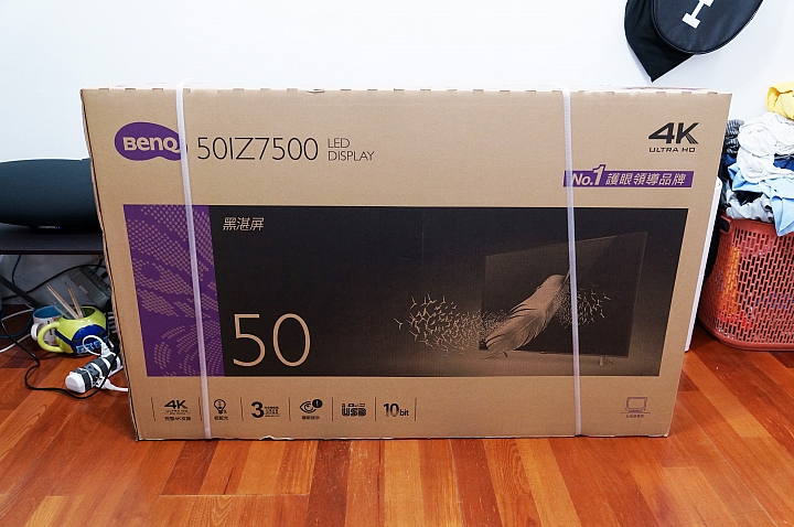 護眼低藍光的視覺饗宴 ~ BenQ 50IZ7500 4K 50吋護眼低藍光大型液晶開箱和評測
