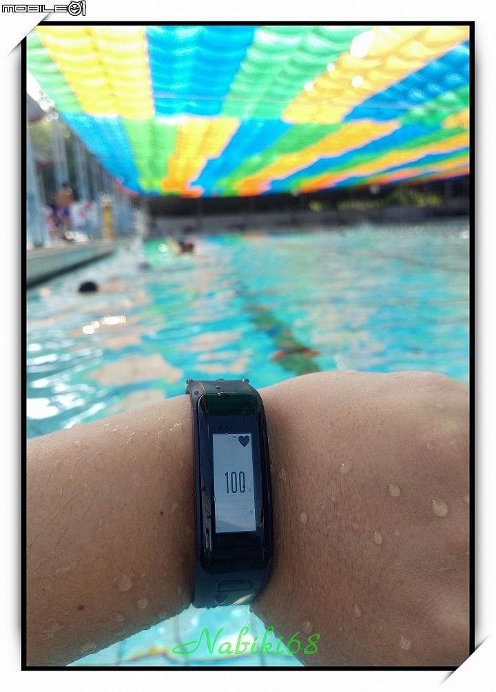 [體驗文] Garmin vivosmart HR(一卡通版) 胖儒艮的水中體驗