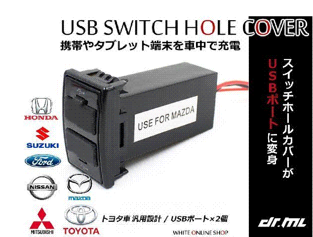 預留孔 雙USB充電插座