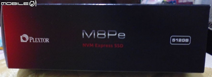 [開箱]Plextor PCI-E SSD M8peY  512GB  NVMe