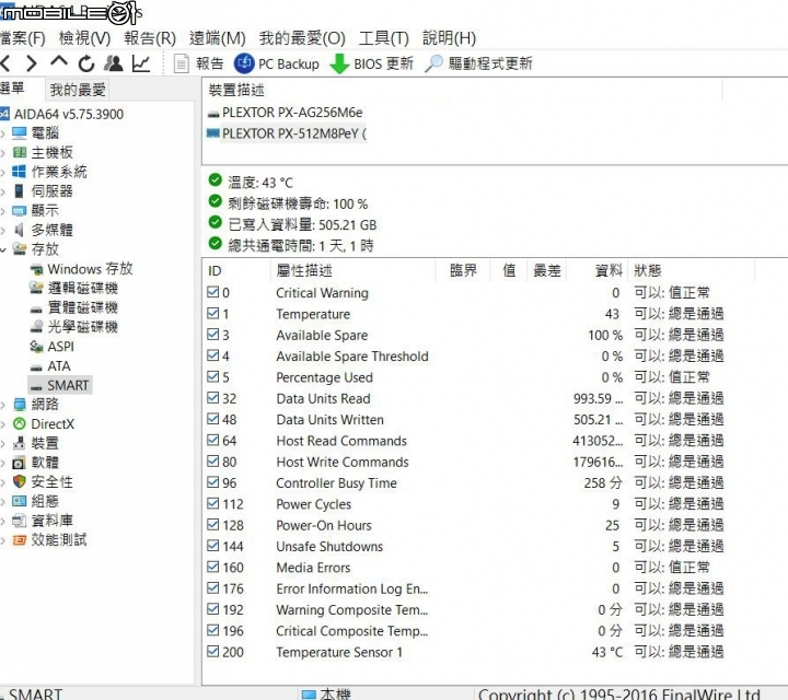 [開箱]Plextor PCI-E SSD M8peY  512GB  NVMe