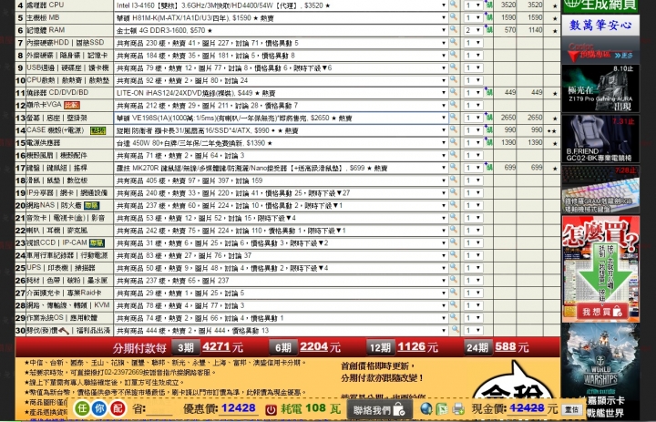 預算12K可玩LOL遊戲機
