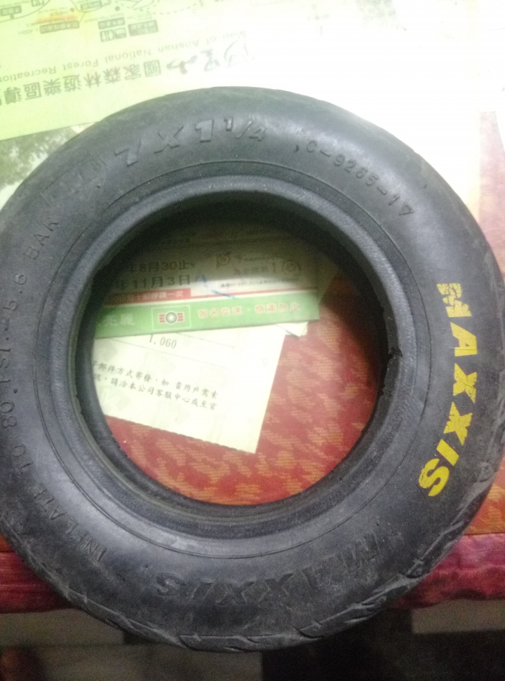 請教神人前輩們 7x1 1/4 及8x1 3/4 尺寸的內外胎哪裡買?感謝!!