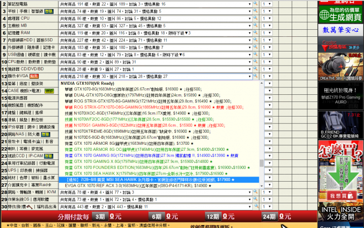 發現 10系列 降價了 !!! 可以衝一波了