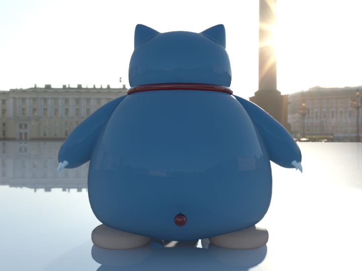 AutoCAD 3D 寶可夢 卡比獸