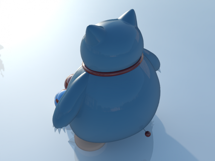 AutoCAD 3D 寶可夢 卡比獸