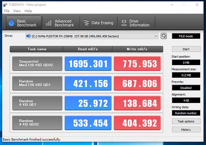 [開箱] 便宜入手的 Plextor M8PeG 256GB 測試!