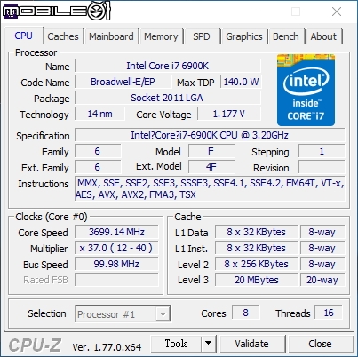 Core i7 6900K + 技嘉 X99-Designare EX 開箱