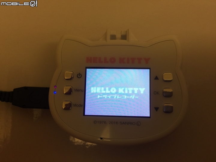 日本Hello kitty KTR 1000 行車記錄器入手開箱文