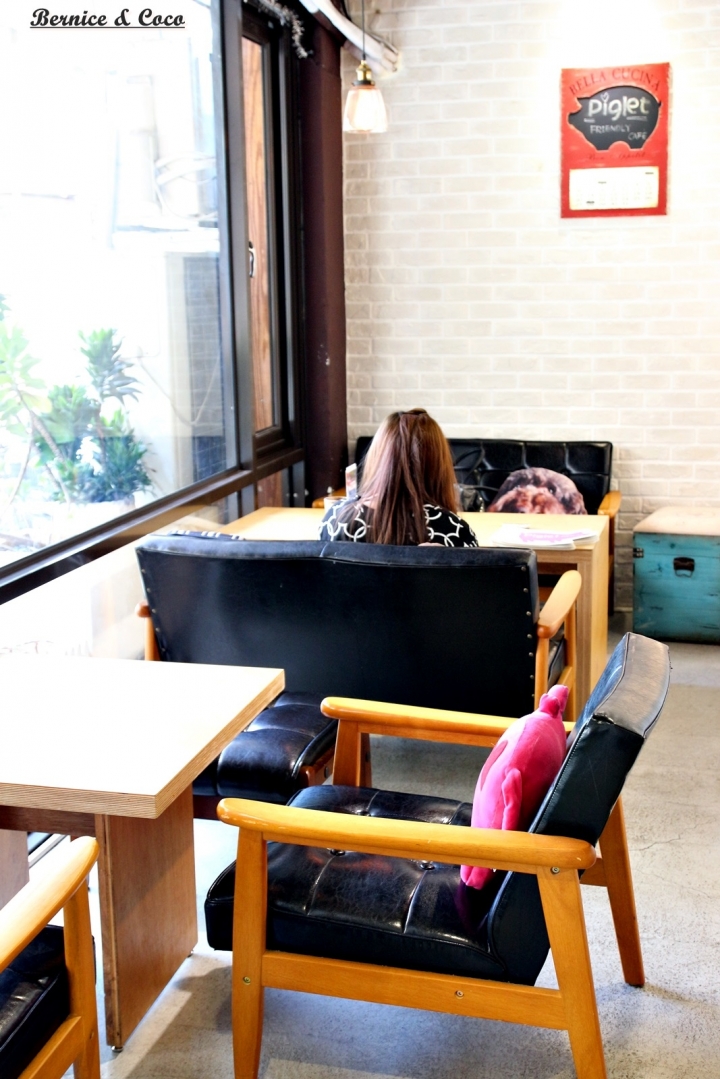 Piglet friendly cafe 彼克蕾一家以豬為主題的天然無添加任何化合物餐廳/台北寵物友善餐廳(捷運公館站)