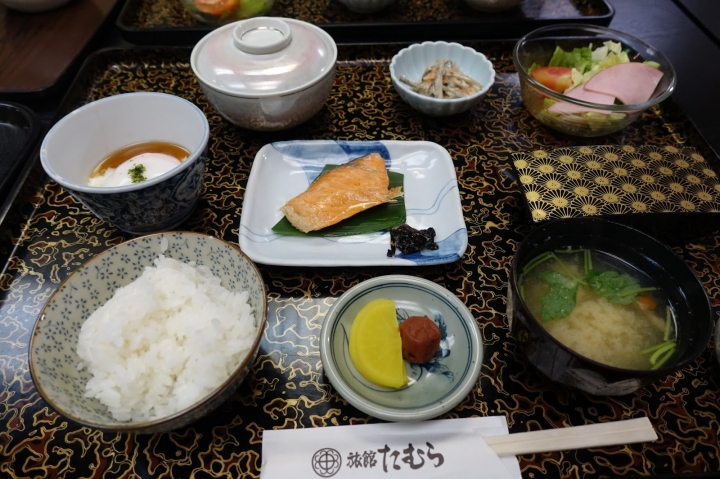 [食記] 草津溫泉。旅館たむら。一泊二食--早餐