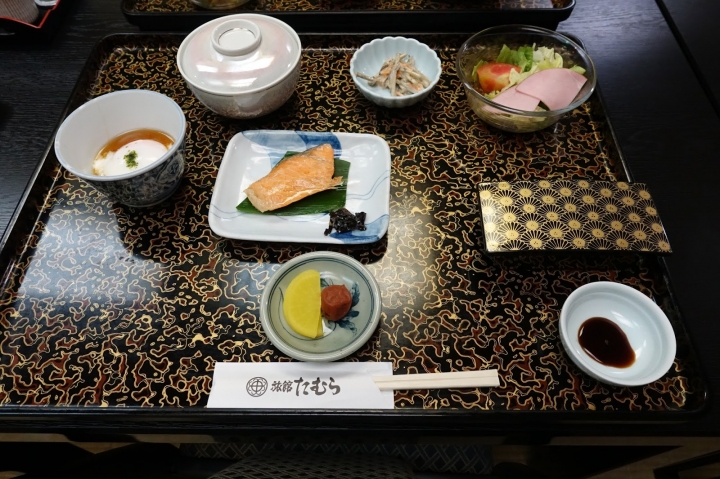 [食記] 草津溫泉。旅館たむら。一泊二食--早餐