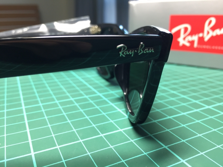RB2140-F 901小版開箱(請問這副是正品?)