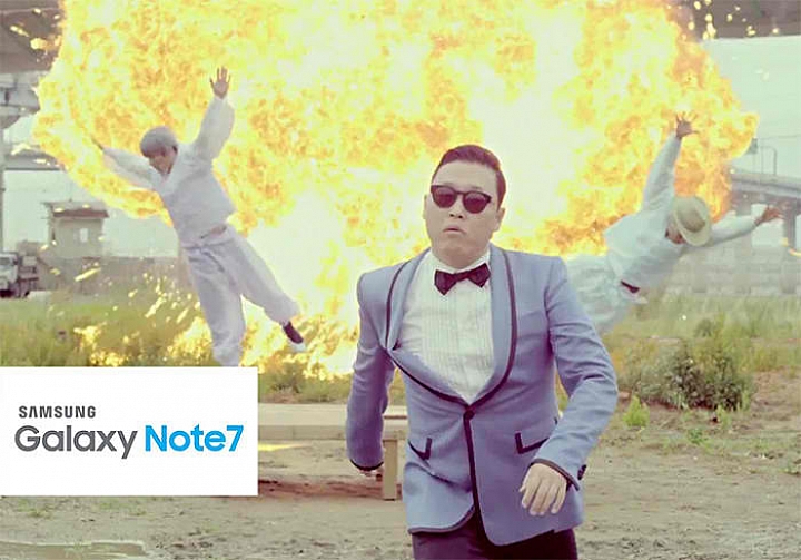 好笑的Note 7「梗圖」