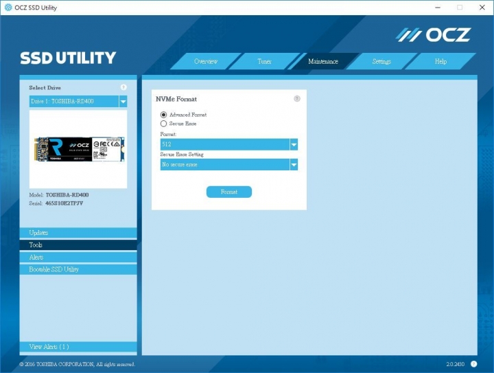 擁抱 NVMe 新世代，Toshiba OCZ RD400 1TB SSD 開箱測試