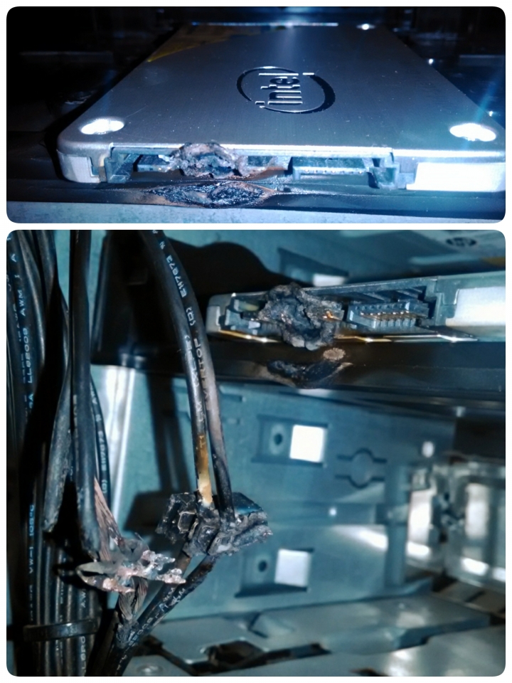 [求助]ssd硬碟接口燒毀