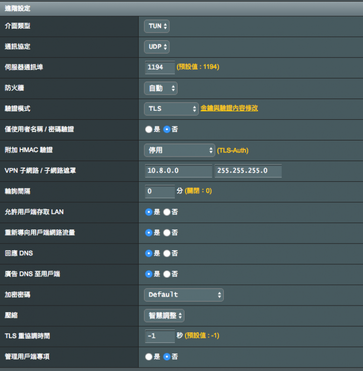 連上 AC-66U 的 OpenVPN server，IP不變？
