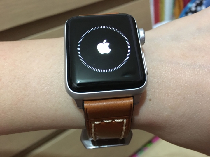 Apple Watch 皮革錶帶分享