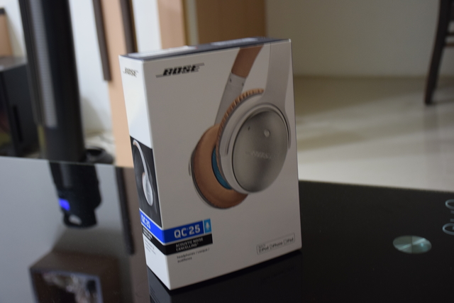 開箱 分享 超強的降噪耳機 BOSE QC25 開箱