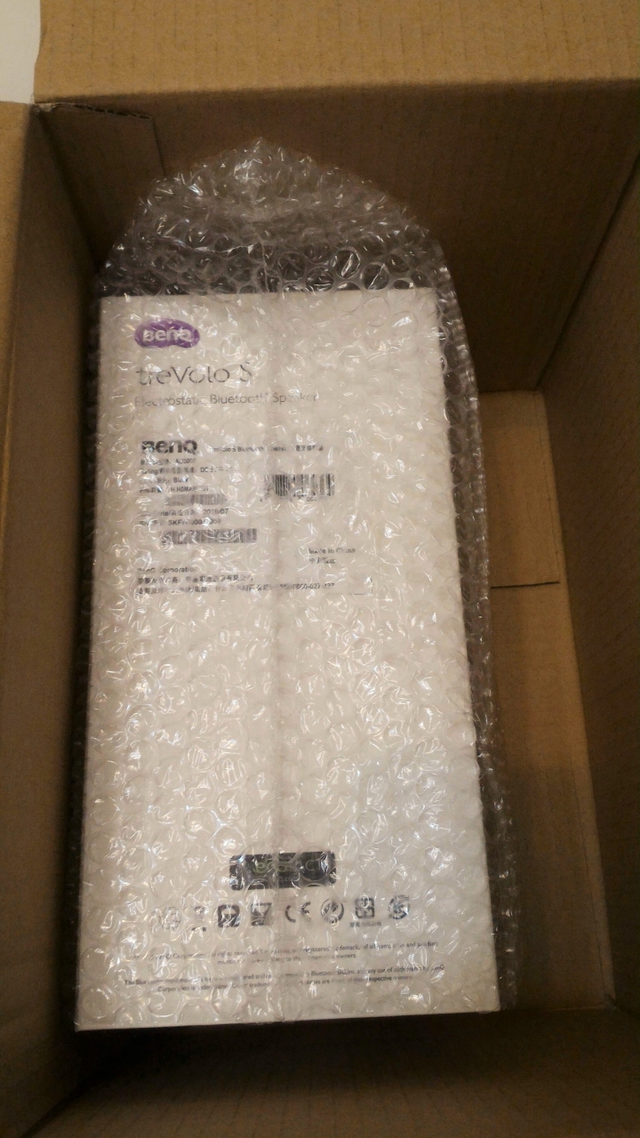 BenQ treVolo S靜電藍牙喇叭搶先開箱~~