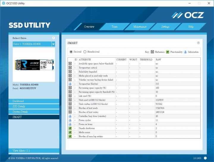 擁抱 NVMe 新世代，Toshiba OCZ RD400 1TB SSD 開箱測試