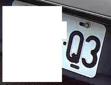 請教汽車車牌字體問題? Q字
