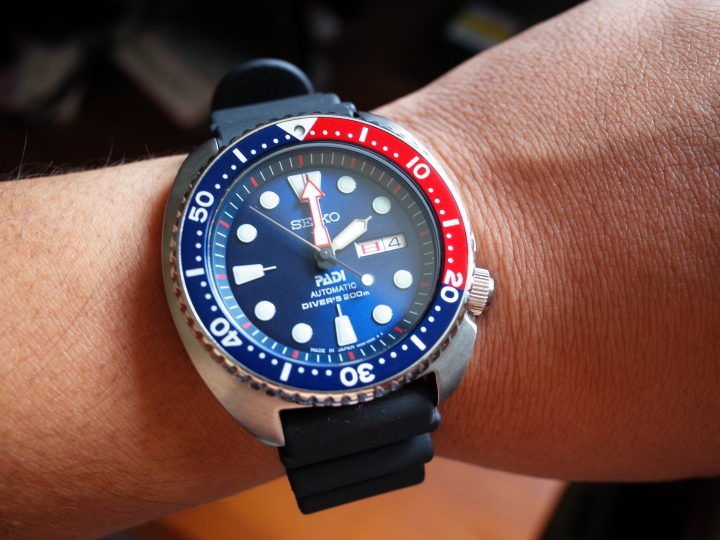 【開箱】Seiko SRPA21J1 百事圈鮑魚PADI聯名款