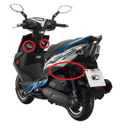 機車洗車時哪裡不可以沖水洗?(G6車主)
