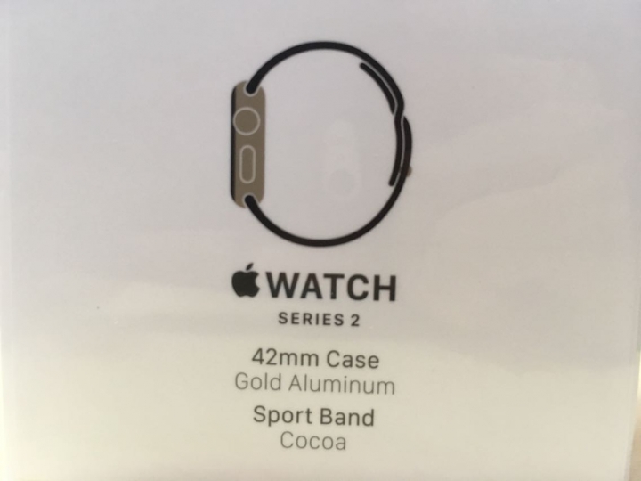 [開箱] Watch Series2 Gold Aluminum+黑不鏽鋼錶帶
